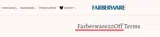FARBERWARE20OFF coupon verification screenshot