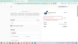 Water coupon verification screenshot