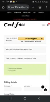 ROCE10 coupon verification screenshot