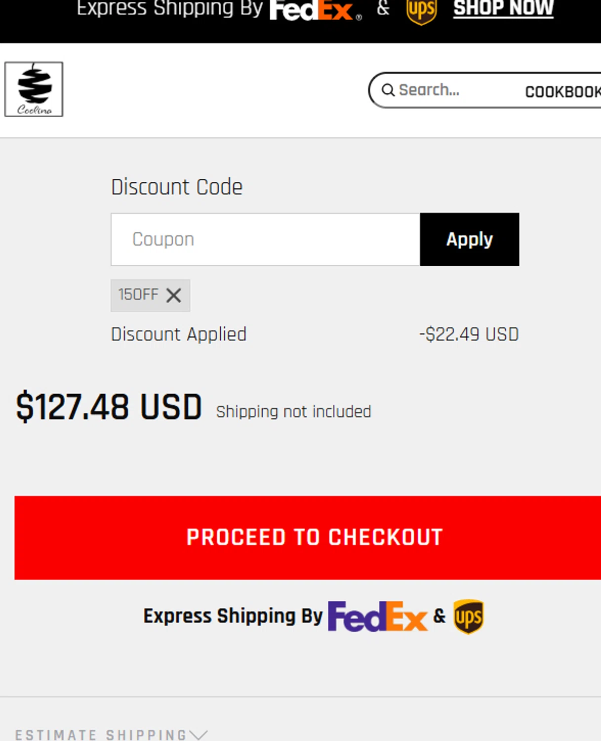 Coolina discount code screenshot showing code 15OFF applied at Coolina checkout page. Uploaded by SimplyCodes community member Sethrollins on Mar 8, 2025