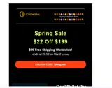 springsale coupon verification screenshot
