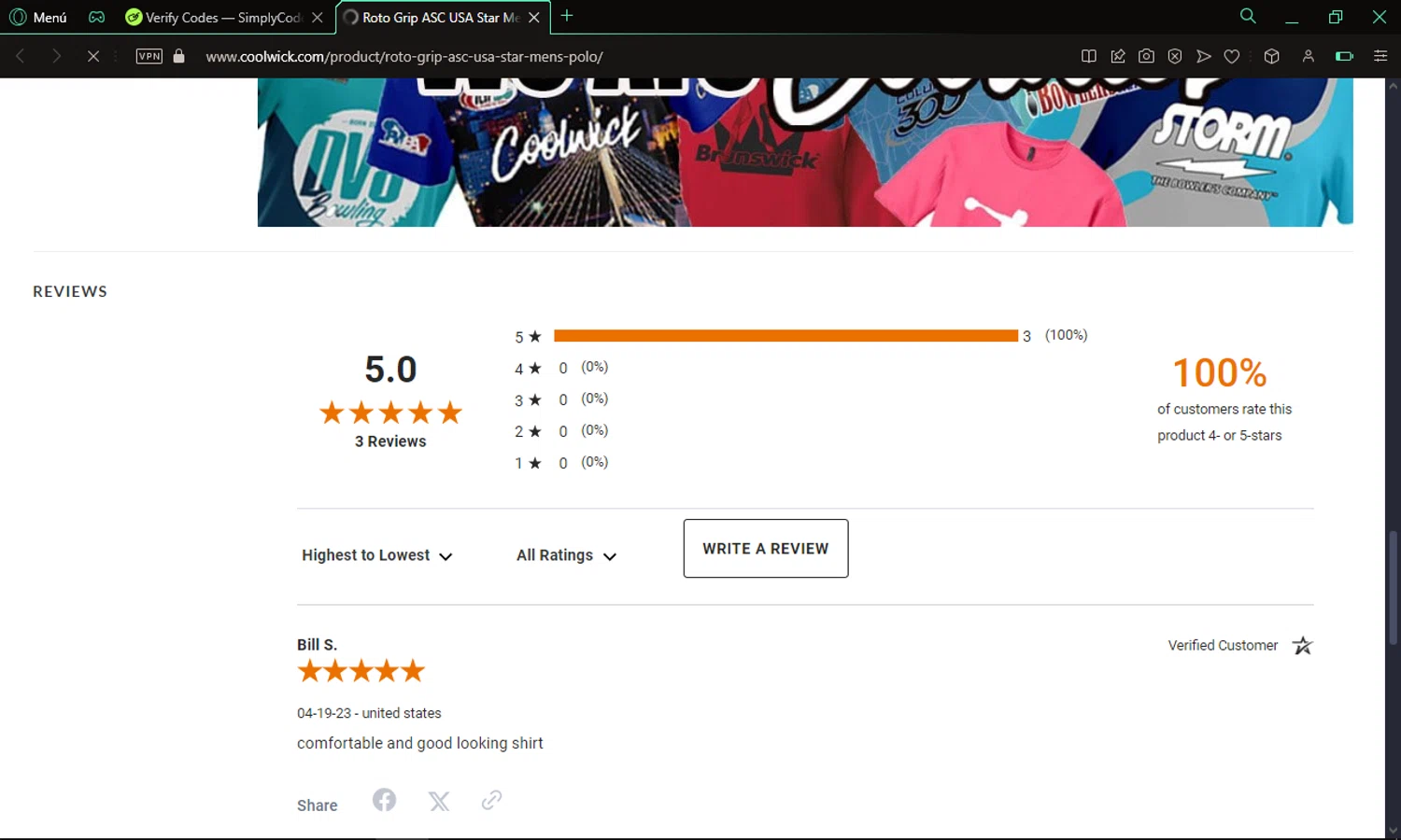 Coolwick coupon code screenshot showing code KSMITH10 applied at Coolwick checkout page. Uploaded by SimplyCodes community member omare29 on Jan 7, 2025
