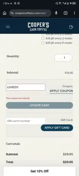 LOVE20 coupon verification screenshot