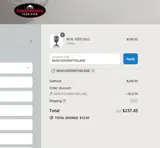 RANCHDOWNTHELANE coupon verification screenshot