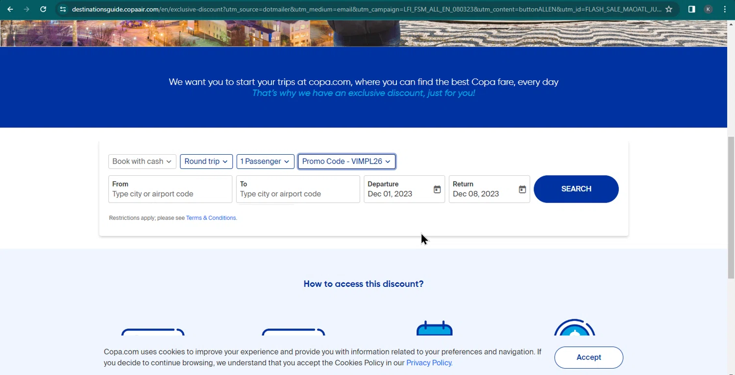 Copa Airlines Promo Codes 30 Off Coupons Jan 2025