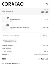 Coracao Chocolate coupon verification screenshot