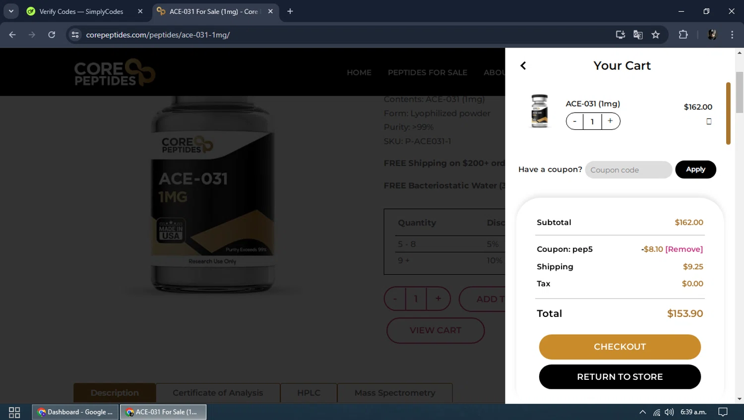 Core Peptides Coupons 15 Off October 2024
