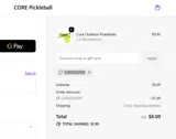 COREIGOR20 coupon verification screenshot