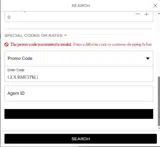 GOURMETPKG coupon verification screenshot