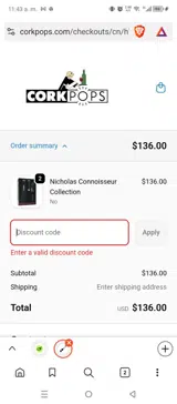 LXZ-0UNDPJL coupon verification screenshot