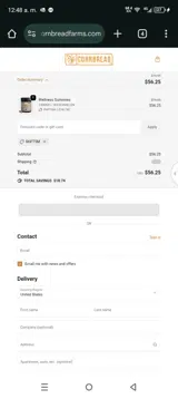 Cornbread coupon verification screenshot