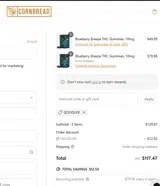 Cornbread coupon verification screenshot