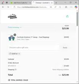 vday14 coupon verification screenshot