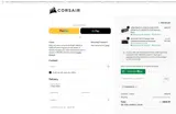 Corsair coupon verification screenshot