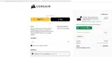 Corsair coupon verification screenshot