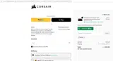 Corsair coupon verification screenshot