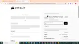 Corsair coupon verification screenshot