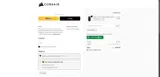 Corsair coupon verification screenshot