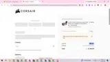 Corsair coupon verification screenshot