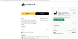 Corsair coupon verification screenshot