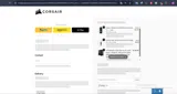 Corsair coupon verification screenshot