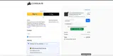 Corsair coupon verification screenshot