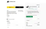 Corsair coupon verification screenshot