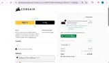 Corsair coupon verification screenshot