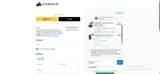 Corsair coupon verification screenshot