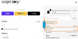 CORSET25 coupon verification screenshot
