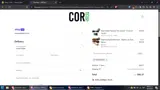CORRACK20 coupon verification screenshot