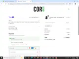 CORVIP10 coupon verification screenshot