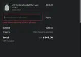 extra10 coupon verification screenshot