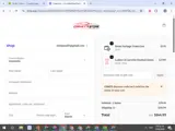 Corvette Store Online coupon verification screenshot