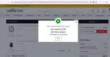 Cosmetize coupon verification screenshot