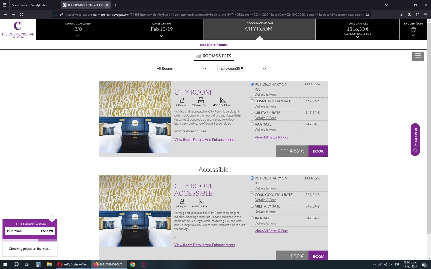 Cosmopolitan Las Vegas Discount Codes 25 Off Promo Codes in August