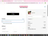 Cosmos Art Ceramics coupon verification screenshot