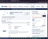 Costa Sunglasses coupon verification screenshot