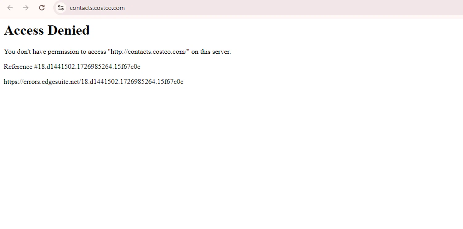 Costco Contacts Online checkout page showing Costco Contacts Online promo code box | Screenshot taken by SimplyCodes community member on Sep 22, 2024