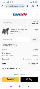 NEWYEAR10% coupon verification screenshot