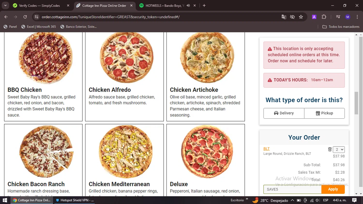 Cottage Inn Pizza Coupons 4 Off September 2024