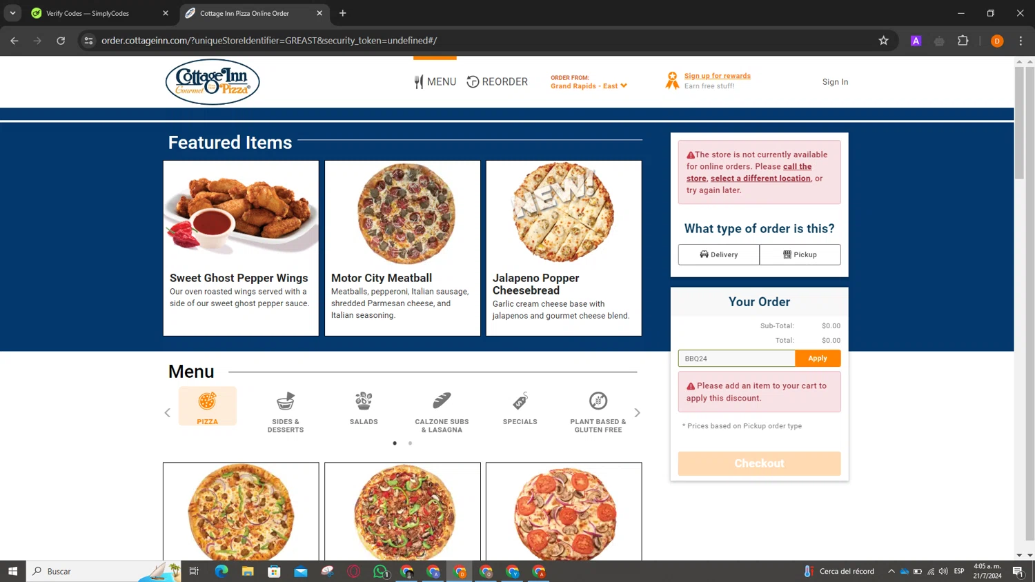 Cottage Inn Pizza Coupons 4 Off September 2024