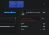 Cotton & Crete coupon verification screenshot