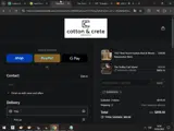 Cotton & Crete coupon verification screenshot
