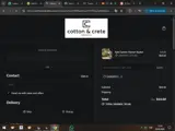 Cotton & Crete coupon verification screenshot