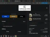 Cotton & Crete coupon verification screenshot