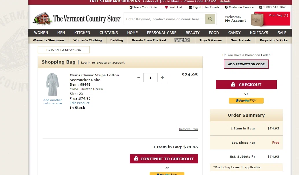 Country Curtains checkout page showing Country Curtains promo code box | Screenshot taken by SimplyCodes community member on Jul 29, 2020