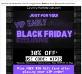 Country Marketplaces coupon verification screenshot