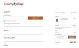 Country Village Shoppe coupon verification screenshot