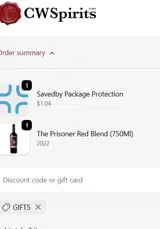 gift5 coupon verification screenshot